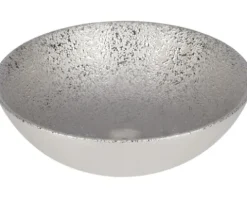 Differnz Aufsatzwaschbecken Bright 36 x 36 cm Keramik silber 38.009.30