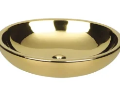 Differnz Aufsatzwaschbecken Dias 50 x 38 cm gold glänzend 38.010.51