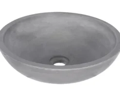 Differnz Aufsatzwaschbecken Ravano 40 x 40 cm dunkelgrau matt mit Beschichtung 38.251.02
