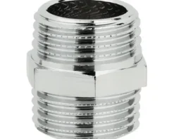 Doppelnippel 3/8" messing verchromt