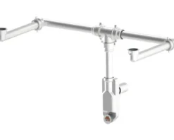 Doppelsiphon 1 1/4" für Jungborn SEDICI/QUATTRO raumsparend 44011