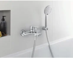 DURAVIT Einhebel Badewannenarmatur D-CODE chrom glänzend DC5230001010