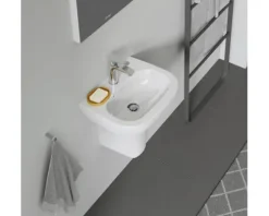 DURAVIT Handwaschbecken D-Code 45 x 34 cm weiß glänzend 705450000