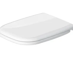 DURAVIT Stand-WC Set DuraHome Tiefspüler offener Spülrand weiß glänzend mit WC-Sitz 40250900A1