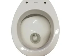 DURAVIT Stand-WC Sudan Flachspüler mit Spülrand erhöht weiß glänzend ohne WC-Sitz 0212010000