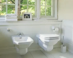 DURAVIT Wand-WC Serie 1930 Tiefspüler mit Spülrand weiß glänzend ohne WC-Sitz 0182090000