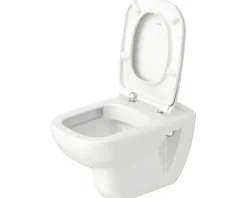 DURAVIT Wand-WC Set DuraHome Tiefspüler offener Spülrand weiß glänzend mit WC-Sitz 45960900A1