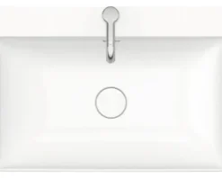 DURAVIT Aufsatzwaschbecken DuraSquare 60 x 47 cm weiß glänzend mit nicht verschließbarem Ablaufventil 2353600071