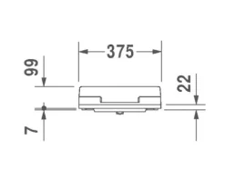 DURAVIT Dusch-WC-Sitz SensoWash für DuraStyle weiß mit Absenkautomatik 611200002304300