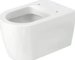 DURAVIT Ersatz-Dusch-WC ME by Starck Tiefspüler mit Spülrand weiß glänzend mit antibakterielle HygieneGlaze Beschichtung ohne WC-Sitz 2510092000