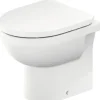 DURAVIT spülrandloses Stand-WC-Set Duravit No.1 weiß mit WC-Sitz 41840900A1