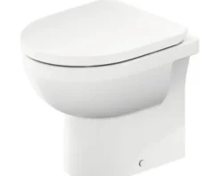 DURAVIT spülrandloses Stand-WC-Set Duravit No.1 weiß mit WC-Sitz 41840900A1