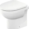 DURAVIT Stand-WC Set Duravit No.1 Tiefspüler offener Spülrand weiß glänzend mit WC-Sitz 40190900A1