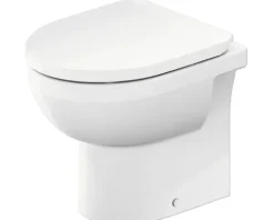 DURAVIT Stand-WC Set Duravit No.1 Tiefspüler offener Spülrand weiß glänzend mit WC-Sitz 40190900A1