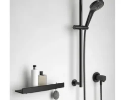Duschablage KEUCO REVA Black Selection schwarz matt 12858370000