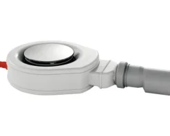 Duschablauf Kaldewei KA 90 flach Mod. 4104 mit Haarfangsieb Deckel chrom 687772540999