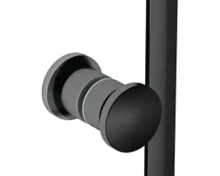 Duschgriff rund schwarz