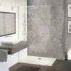 Duschrückwand BREUER Beton Rustik Seidenmatt 255 x 150 cm 9482557000204