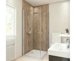 Duschrückwand BREUER Holzoptik Eiche 150 x 255 cm 9482532000204