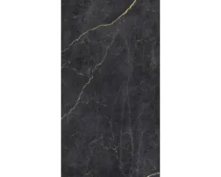 Duschrückwand BREUER Marmoroptik Seidenmatt schwarz, gold 2550 x 1500 mm 9482564000204