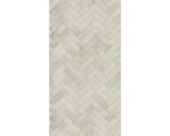 Duschrückwand BREUER Fischgräten Seidenmatt grau, beige 210 x 125 cm 9482592000213