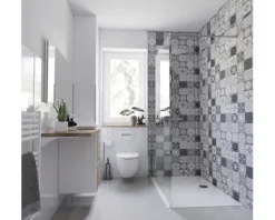 Duschrückwand BREUER Fliesenoptik Mediterran 100 x 255 cm 9482531000203