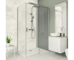 Duschrückwand BREUER Marmor beige Seidenmatt 255 x 100 cm 9482560000203