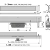 Duschrinne Wandeinbau APZ5-TWIN-850 edelstahl