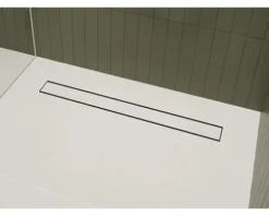 Duschrinne hansgrohe RainDrain Go 500 mm für flache und Standard Installation schwarz matt rückseitig befliesbar 56270670