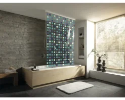 Duschrollo für Kassette Kleine Wolke 128 x 240 blue ohne Kassette