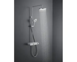 Duschsäule inkl. Thermostat DURAVIT Shelf 1050 MinusFlow chrom glänzend TH4382008005
