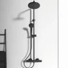 Duschsäule inkl. Thermostat Ideal STANDARD Ceratherm schwarz A7545XG