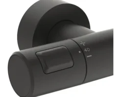 Duschsäule inkl. Thermostat Ideal STANDARD Ceratherm schwarz A7545XG