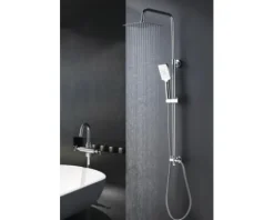 Duschsäule inkl. Umsteller Aurlane Bayala Square edelstahl glänzend TN10