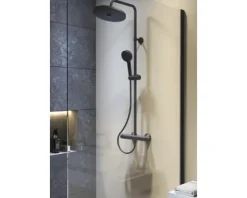 Duschsäule inkl. Thermostat Ideal Standard Ceratherm T25+ silk black matt A7210XG