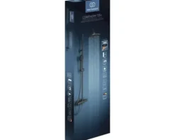 Duschsäule inkl. Thermostat Ideal Standard Ceratherm T25+ silk black matt A7210XG