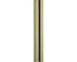 Duschtür in Nische mit Gleittür/Schiebetür SCHULTE MasterClass 140 x 200 cm Profil gold Klarglas Türanschlag rechts