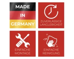 Duschtür in Nische mit Gleittür/Schiebetür SCHULTE MasterClass 140 x 200 cm Profil gold Klarglas Türanschlag rechts