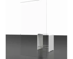 Duschtür mit Seitenwand mit SCHULTE Trend 2.0 ExpressPlus 90 x 90 cm Profil schwarz Klarglas Schmutzabweisende Glasbeschichtung Reversibel
