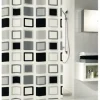 Duschvorhang Kleine Wolke Clipper anthrazit 120 x 200 cm