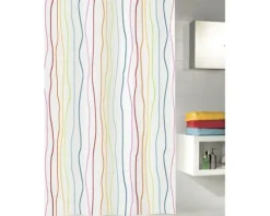 Duschvorhang Kleine Wolke Jolie multicolor Textil 180 x 200 cm