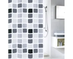 Duschvorhang Kleine Wolke Sonny anthrazit 180 x 200 cm