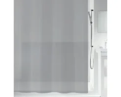 Duschvorhang spirella Bio PEVA 180 x 200 cm mittelgrau