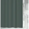 Duschvorhang spirella BIO 180 x 200 cm dunkelgrün 10.21663
