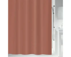 Duschvorhang spirella BIO 180 x 200 cm terracotta 10.21662