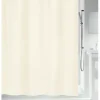 Duschvorhang spirella Primo Textil 180 x 200 cm champagne