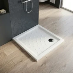 Duschwanne mit Antirutschbeschichtung aus Keramik 90X90 | Malta