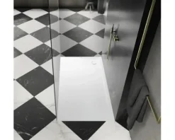 Duschwanne KALDEWEI SUPERPLAN Secure Plus 1821-5 90 x 70 x 3,7 cm alpinweiß matt vollflächige Antirutschbeschichtung mit extraflachen Wannenträger 382147982001