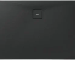 Duschwanne Mineralguss BREUER Modern Line Express Q72 Steinoptik anthrazit 80 x 140 cm