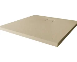 Duschwanne Mineralguss BREUER Modern Line Express Q72 Steinoptik sandstein 100 x 100 cm